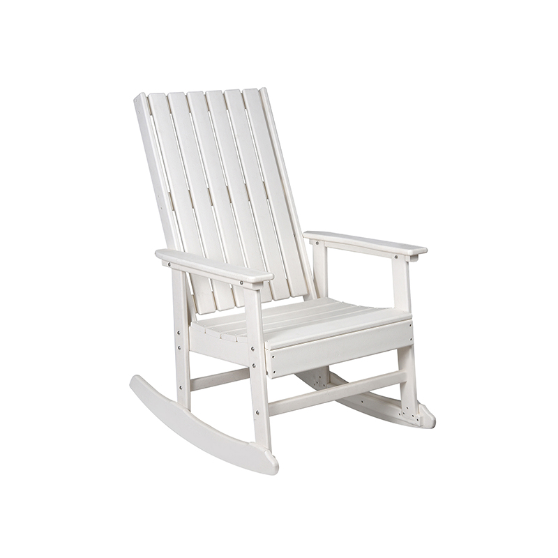 Silla mecedora Adirondack con respaldo alto